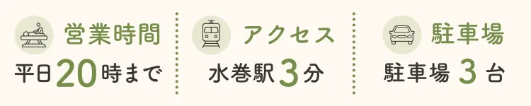 身体のお悩みならNAOSEL整骨院 基本情報